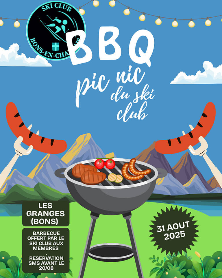 Dimanche 31 aout : BBQ du ski club