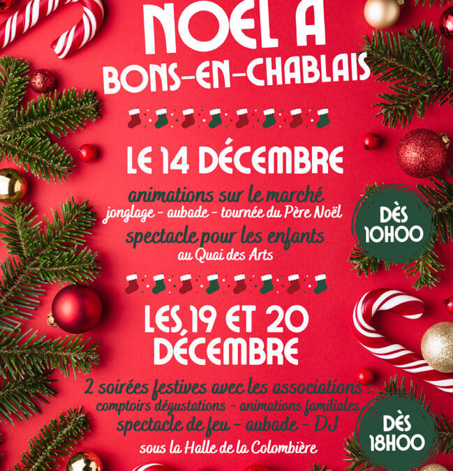 Chalet de Noel 2024 à Bons : Stand du ski club
