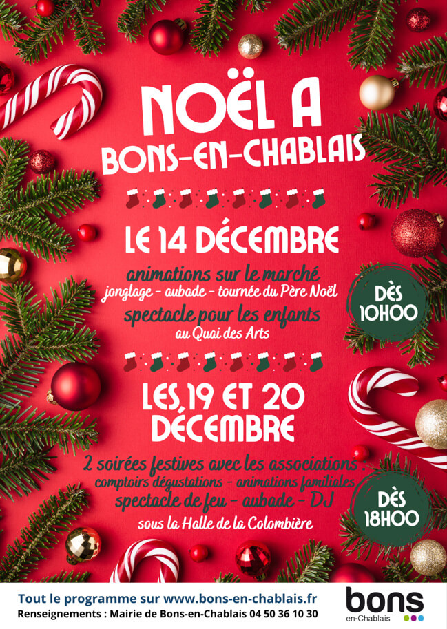 Chalet de Noel 2024 à Bons : Stand du ski club
